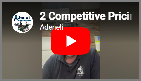 Competitive Pricing vs. Asia and US Rapid Prototyping